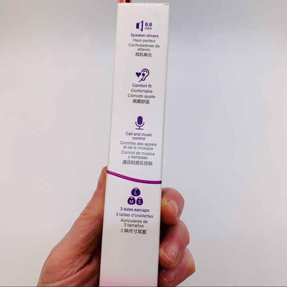 NWT TLC SOCL Sunrise Purple In-ear Headphones - Picture 7 of 13